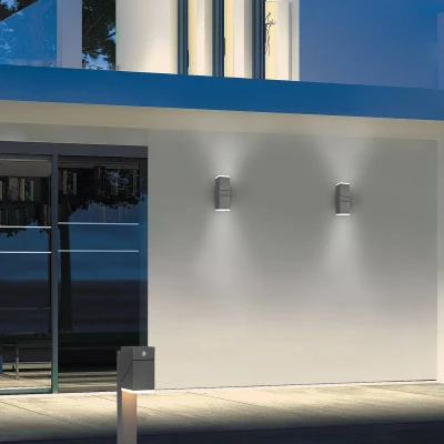 Abbildung von Trio Leuchten LED Außen Wandleuchte Avon 270660242, Aluminium Druckguss Anthrazit, Acryl, inkl. 2x 7 Watt LED, Orientierungslicht