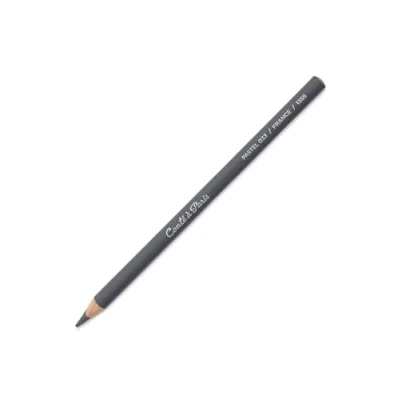 Abbildung von Conté a Paris 2133 Pastellstifte mit hoher Lichtechtheit aus hochwertigen Pigmente für Skizzen und Portraits, Ø Mine 5mm, Stift 8,5mm Dunkelgrau