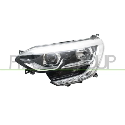 Abbildung von PRASCO RN4304904 Scheinwerfer links H7/H7 chrom mit Tagfahrlicht (LED) ohne Stellmotor für LWR RENAULT: Megane 4 Grandtour, Schrägheck