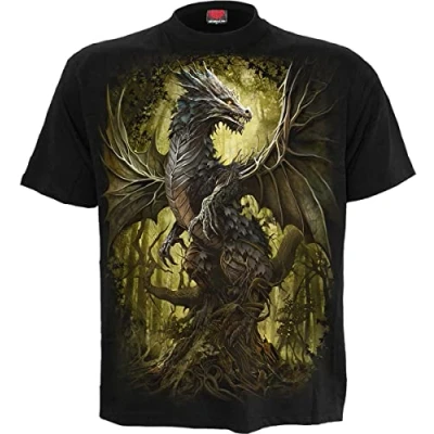 Abbildung von Spiral Herren M101 T Shirt, Schwarz, 3XL
