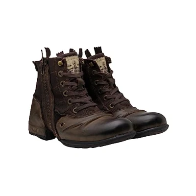 Abbildung von Replay Clutch Schnürstiefelette, Herren, Größe: 43, Dark brown Schuhe