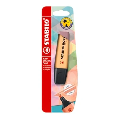 Abbildung von Textmarker STABILO BOSS ORIGINAL Pastel Einzelstift sanftes Orange