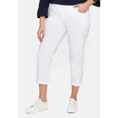 Abbildung von Sheego 7/8 Hose &quot;Große Größen&quot;, in Baumwoll Stretch Qualität