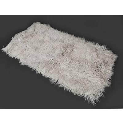 Abbildung von Reissner Lammfelle Tibet Lammfell Auflage TP1 60x120cm Farbe hellgrau JAY30