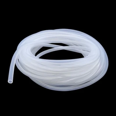 Abbildung von iMeistek Silikonschlauch 6mm ID x 9mm OD 6 Meter, Flexibler Lebensmitteltaugliche Schlauch Wasser Luft Rohr Transparent