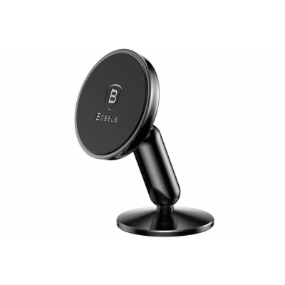 Abbildung von Baseus Magnetic Car Mount Handyhalterung für das Auto Armaturenbrett oder Windschutzscheibe magnetisch schwarz Aluminium