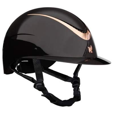 Abbildung von Karben by Shires Reithelm Alina Ellipse Schwarz/Rosegold 52 54cm