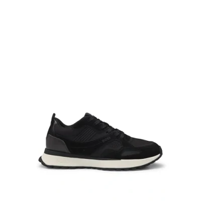 Abbildung von BOSS Jonah RUNN Sneaker low, Herren, Größe: 43, Black Schuhe