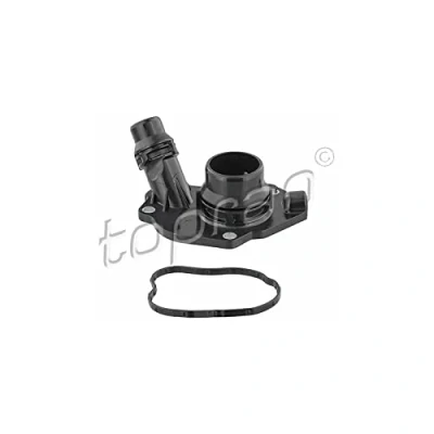 Abbildung von TOPRAN 638 761 Thermostatgehäuse mit Dichtung ohne Thermostat BMW: 5 Touring, X3, 3 Limousine