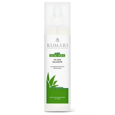 Abbildung von KUMARI PH Skin Balancer Gesichtswasser mit Aloe Vera spendet Feuchtigkeit &amp; fördert die Hautregeneration veganer Gesichtstoner 72% unverdünntem BIO Pflanzensaft (250ml)