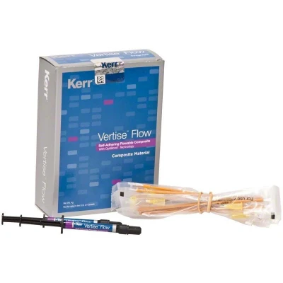 Abbildung von Vertise Flow Spritze transluzent 2 x g Spritze, 20 Pinn Point Applikatoren, Spritzenaufsätzen