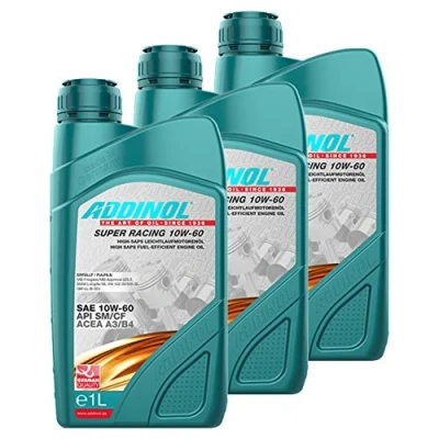 Abbildung von Addinol 3X Motoröl Motorenöl Motor Motoren Oil Engine Benzin Diesel Super Racing 10W 60 1L 72313707