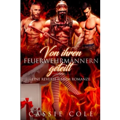 Abbildung von Von ihren Feuerwehrmännern geteilt: Eine Reverse Harem Romanze