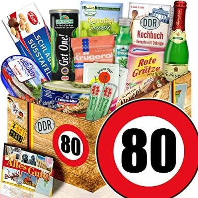 Abbildung von Spezial Geschenk Box / Ossi Paket L Geburtstag 80 Papa