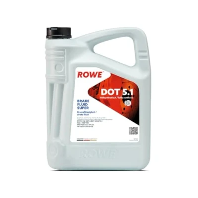 Abbildung von ROWE 5 Liter HIGHTEC Brake Fluid SUPER DOT 5.1 Bremsflüssigkeit mit verbessertem Trocken und Nasssiedeverhalten
