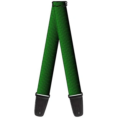 Abbildung von Gitarrengurt von Buckle Down 34 60&quot; Vertical Stripes Transition Black/Yellow