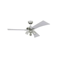 Abbildung von Westinghouse Lighting Audubon 7211940 Deckenventilator, A++ to E, Metall, GU10, gebürstetes nickel, 122 x 39 cm