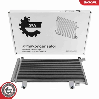 Abbildung von ESEN SKV 86SKV580 Klimakondensator mit Trockner Aluminium 632mm SUZUKI: SX4 I Schrägheck