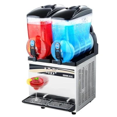 Abbildung von VEVOR Kommerzielle Slushy Maschine 15Lx2 Margarita Smoothie Frozen Drink Maker