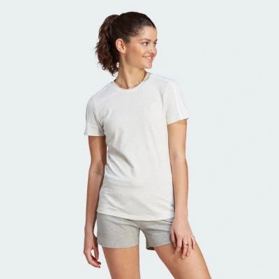 Abbildung von adidas Sportswear Essentials 3STRIPES Tshirt print, Damen, Größe: XS, Off white