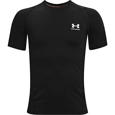 Abbildung von Under Armour Short Sleeves UA HG SS Sport Tshirt für Kinder, Größe: 146 158, Black/white