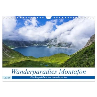 Abbildung von Wanderparadies Montafon (Wandkalender 2025 DIN A4 quer), CALVENDO Monatskalender