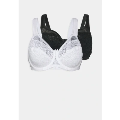 Abbildung von Lascana Minimizer BRA 2 PACK Bügel BH, Damen, Größe: 100D, Black/white