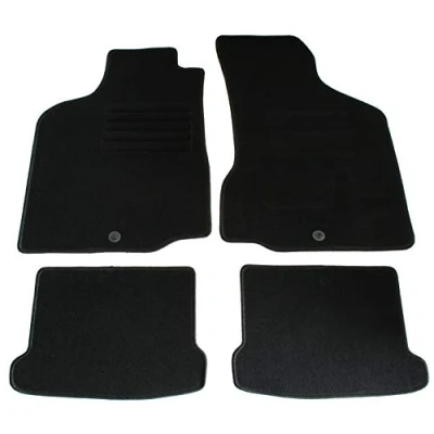 Abbildung von AD Tuning HG2164 Velours Fußmatten Set (4 teilig) Schwarz Passform Autoteppiche