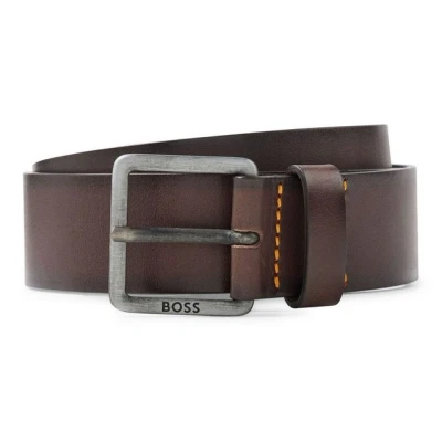 Abbildung von BOSS Jeeko Gürtel, Herren, Größe: 85, Dark brown two