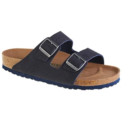 Abbildung von Birkenstock Pantolette flach desertdustindigoblue, Herren, Größe: 44, Desertdustindigoblue Schuhe