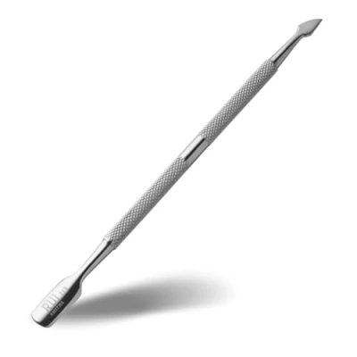 Abbildung von Rui Smiths Profi Doppelendiger hypoallergener Edelstahl Metallschieber (Nagelhautschieber) Cuticle Pusher Stil No. 113