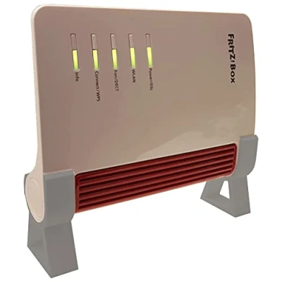Abbildung von ULROAD Ständer für AVM Fritz!Box Router Standfuss Fritz Box 7530 AC+N 7510 6890 5530 6850 grau