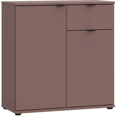 Abbildung von FORTE Kommode Ganymede, Kommode, Stauraum, Schublade, Metallgriffe, 4 Dekore, Breite 80,1cm