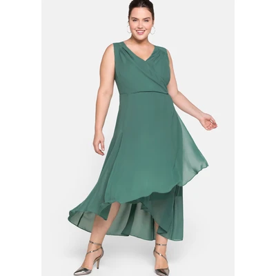 Abbildung von Sheego Cocktailkleid/festliches Kleid, Damen, Größe: 46, Opalgrün