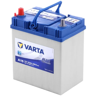 Abbildung von VARTA BLUE dynamic 5401270333132 Batterie 12V 40Ah 330A B00 SUZUKI: Alto V, Baleno I Limousine, SWIFT 2 Schragheck, TOYOTA: Auris Schrägheck