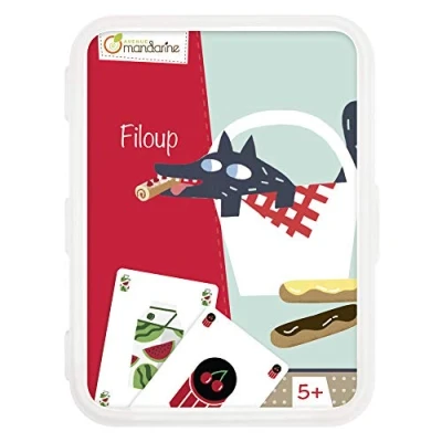 Abbildung von Avenue Mandarine CO106O Kartenspiel Filoup, ideal für Kinder ab 5 Jahren, 48 Karten, 1 Pack