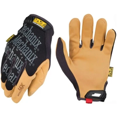 Abbildung von Mechanix Wear: Material4X The Original Kunstleder Arbeitshandschuhe Abriebfest X Large Braun/Schwarz