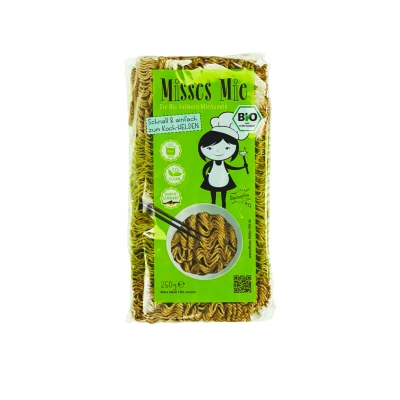 Abbildung von 12 x 250g Misses Mie BIO Vollkorn Nudeln Vegan Mienudeln DE ÖKO 003 asiatische hergestellt in
