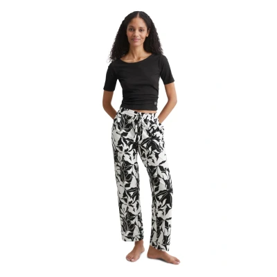 Abbildung von Marc OPolo Loungehose &quot;Mix &amp; Match Cotton Modal Jersey&quot;, Mit Allover Print, Tunnelzug und Bindeband