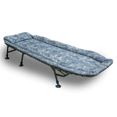 Abbildung von Solar Tackle Angelliege Bedchair 6 Bein Karpfenliege Camo Undercover
