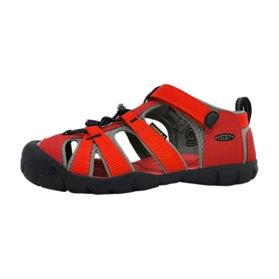 Abbildung von Keen Seacamp II CNX Trekkingsandale für Kinder, Größe: 37, Racing red/gargoyle Schuhe