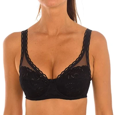 Abbildung von Playtex Damen Bügel Recycled Classic Lace Support Soft Cup x1 Bh, Schwarz, 95B