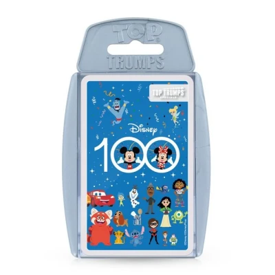 Abbildung von Winning Moves Spiel Top Trumps Disney 100, Quartett