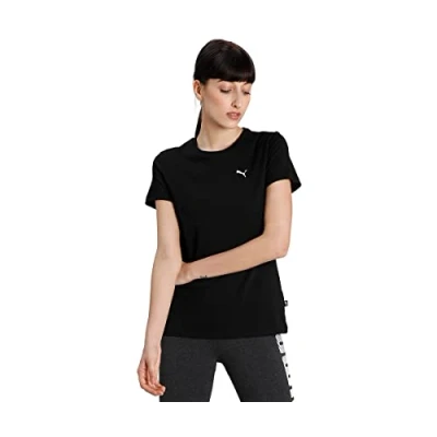 Abbildung von Puma Damen ESS S Logo Tee T Shirt, Black Cat, XS