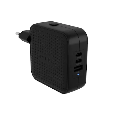 Abbildung von Hyper® HyperJuice® 70W USB C GaN Travel Charger (3C+1A) Black