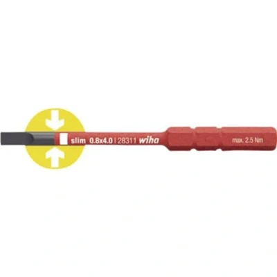 Abbildung von Wiha 34579, 1 Stück(e), Schlitz, 3 mm, 7,5 cm, 8,14 g