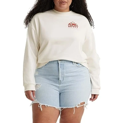 Abbildung von Levi&#039;s Pl Graphic Salinas crew mountain Sweatshirt, Damen, Größe: 50/52, top