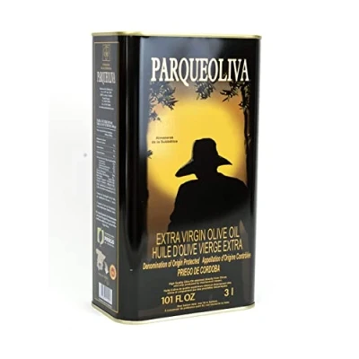 Abbildung von PARQUEOLIVA Spanisches Natives Olivenöl extra (Picuda und Hojiblanca Sorten) Dose 3 Liter