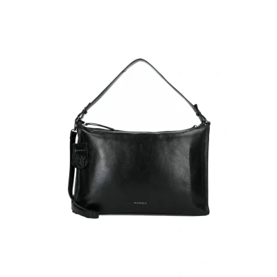 Abbildung von Burkely Creased Crystal Wide Hobo black Tasche damen umhängetasche