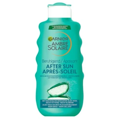 Abbildung von Garnier Ambre Solaire Beruhigende After Sun Milk, verlängert die Bräune und spendet Feuchtigkeit, 175 ml